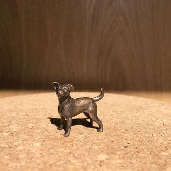 Miniature Bronze Jack Russell Sculpture 8th Anniversary, 3 of 11