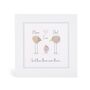 Personalised New Baby Glitter Pebble Picture, thumbnail 2 of 3