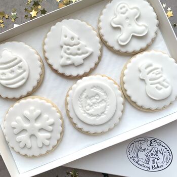 White Christmas Biscuit Giftbox, 4 of 8