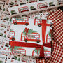 Personalised Christmas London Bus Wrapping Paper, thumbnail 2 of 4