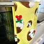 Christmas Pudding Full Colour Tea Towel, thumbnail 1 of 5