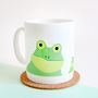 Frog Family Selfie, Personalised Mug, thumbnail 2 of 2