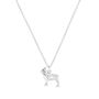 Personalised French Bulldog Sterling Silver Necklace, thumbnail 3 of 8