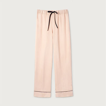 Powder Pink Pyjama Trousers, 4 of 5