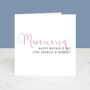 Personalised Mother's Day Calligraphy Card, thumbnail 2 of 3