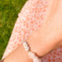 Rose Quartz Personalised Beaded Bracelet, thumbnail 3 of 3