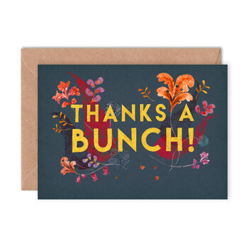 'Thanks A Bunch' Greetings Card, 2 of 2