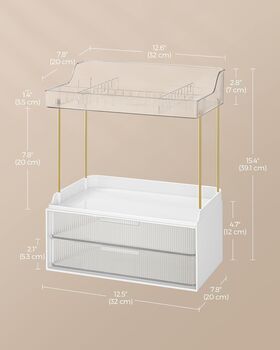 Four Layer Makeup Organiser Skincare Rack, 2 of 6