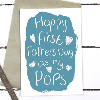 First Father's Day As My Pops Card, 2 of 6