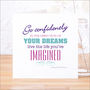 'Go Confidently' Contemporary Quote Card, thumbnail 1 of 4