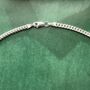 Men's Sterling Silver Flat Curb Chain Small Gauge, thumbnail 11 of 11