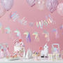 Pastel Star Confetti Party Balloons Five Pack, thumbnail 3 of 3