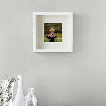Personalised Portrait Framed Knitted Art, 4 of 5