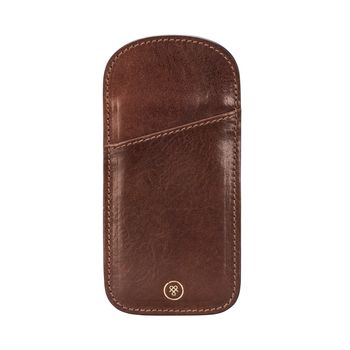 Personalised Lady's Leather Glasses Case. 'The Rufeno', 5 of 12