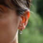 English Garden Tourmaline Pink Amethyst Drop Earrings, thumbnail 8 of 12