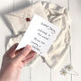 Organic Personalised Embroidered Muslin Swaddle Blue, thumbnail 2 of 3
