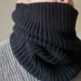 Knitted Snood, Warm And Soft Cowl Scarf, thumbnail 3 of 4