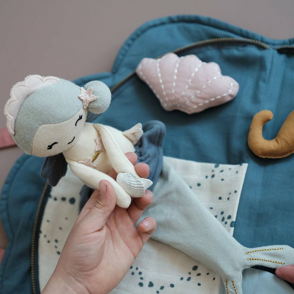 Image of Organic Cotton Mermaid Play Doll