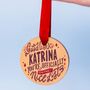 Personalised 'You're On The Nice List' Milk Chocolate Medal, thumbnail 1 of 9