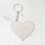 Mother And Family Large Heart Message Keyring, thumbnail 8 of 11