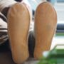 Personalised Handmade Light Weight Felt Slippers, thumbnail 5 of 7