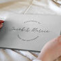 Personalised Calligraphy Wedding Guest Book, thumbnail 3 of 5