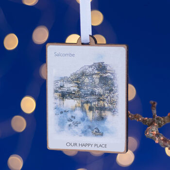 Personalised Favourite Places Christmas Decoration, 2 of 2