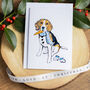 Beagle Christmas Card, thumbnail 1 of 7