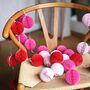Honeycomb Paper Ball Garland All Colours, thumbnail 1 of 10