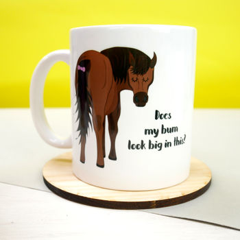 Funny Horse Bum Mug, 2 of 4