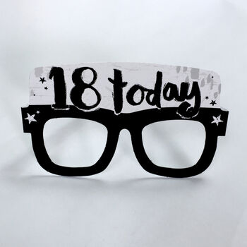 18th Birthday Card Glasses, 3 of 3