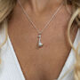 Silver Runner Duck Necklace, thumbnail 1 of 4