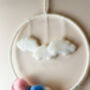 White Pastel Cloud Dream Catcher For Baby Room Wall, thumbnail 3 of 5