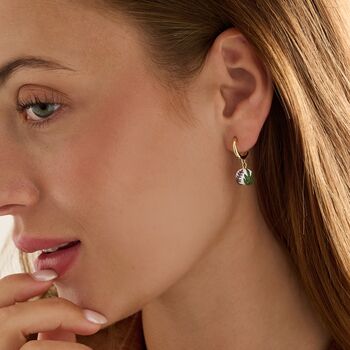 Lavender Drop Handmade Clay Earrings, 2 of 4