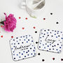 Personalised Dotty Coasters Pair, thumbnail 1 of 8