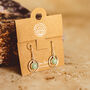 Crystal Hoop And Dangle Earrings – Silver Plated, thumbnail 1 of 10