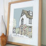 Personalised Hand Drawn House Portrait Illustration, thumbnail 11 of 12
