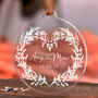 Personalised Christmas Bauble Gift For Couples, thumbnail 1 of 8