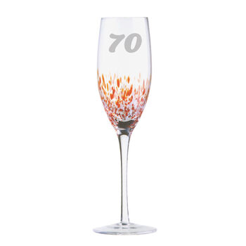 Personalised Terrazzo Style Glass Range 70th Birthday, 5 of 6