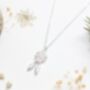 Dainty Dreamcatcher Sterling Silver Necklace, thumbnail 5 of 5
