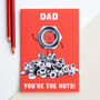 'You're The Nuts' Funny Father's Day Card, thumbnail 1 of 4