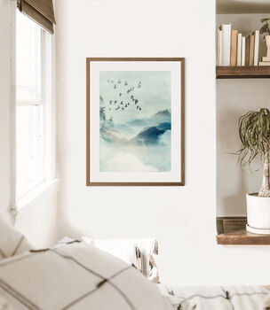 Watercolour Landscapes No.Two Wall Prints, 3 of 5