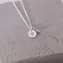 Sterling Silver Birthstone Pendant Necklace | Mother's Day, thumbnail 12 of 12