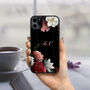 iPhone Case Personalised Art Deco Flowers, thumbnail 1 of 2