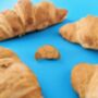 Croissant Kawaii Enamel Pin Badge, thumbnail 4 of 6