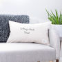 Personalised Initials Couple’s Cushion, thumbnail 2 of 5