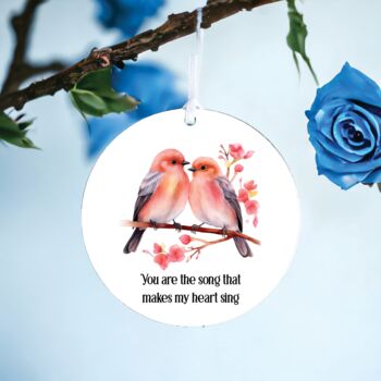 Personalised Love Bird Valentine's Couple Gift, 2 of 2