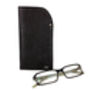 Personalised Black Leather Glasses Case, thumbnail 1 of 4