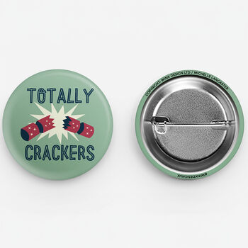 Cheeky Xmas Badge 'Totally Crackers', 3 of 5