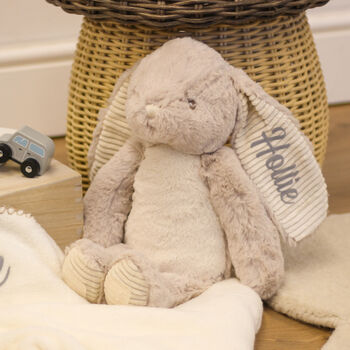 Personalised Rabbit And Matching Blanket Soft Toy, 10 of 12